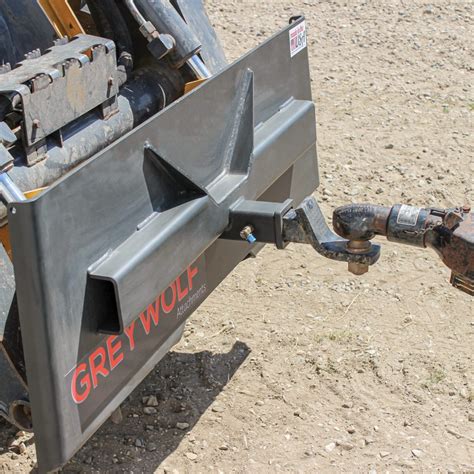 Skid Steer Quick Attach to Trailer Receiver Hitch Attachment – 